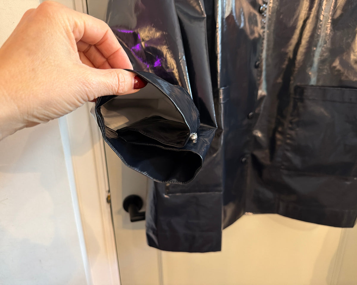 BELLEROSE HIGH GLOSS COATED RAINCOAT
