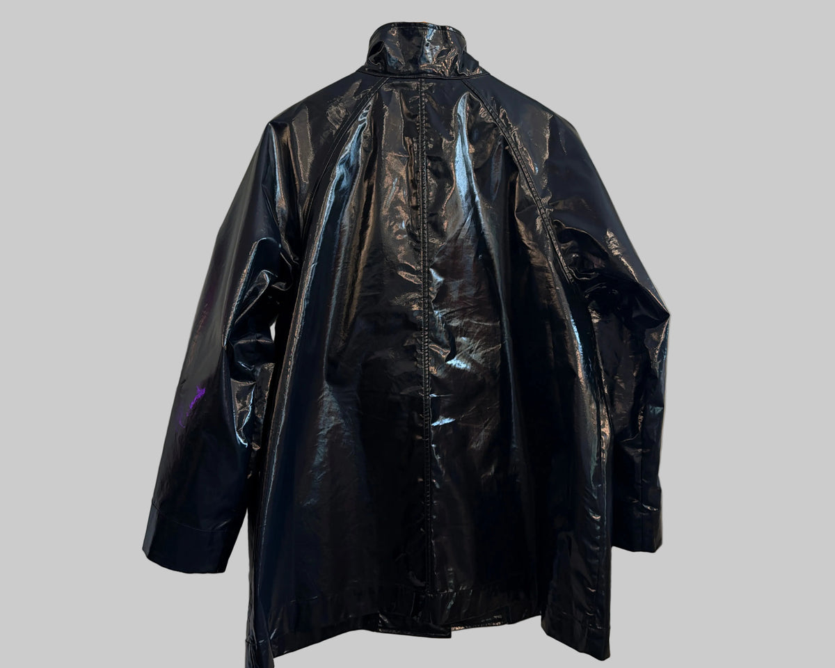 BELLEROSE HIGH GLOSS COATED RAINCOAT