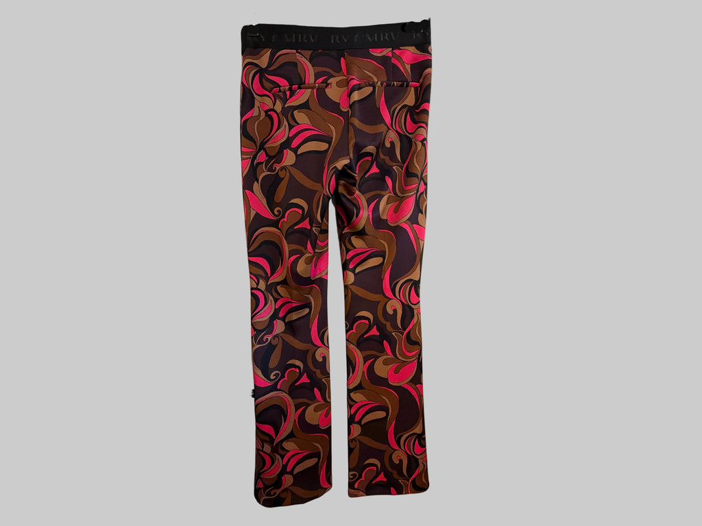 CAMBIO FLOWER PRINT TROUSERS