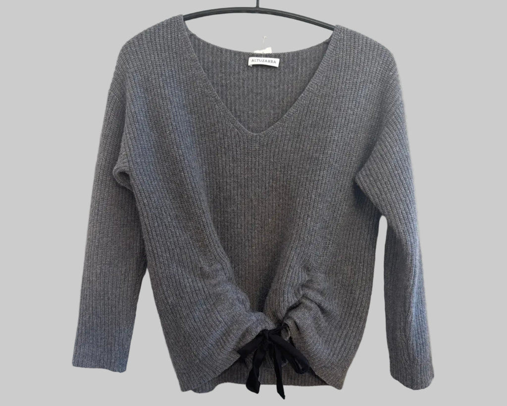 ALTUZARRA CASHMERE KNIT WITH BOW DETAIL