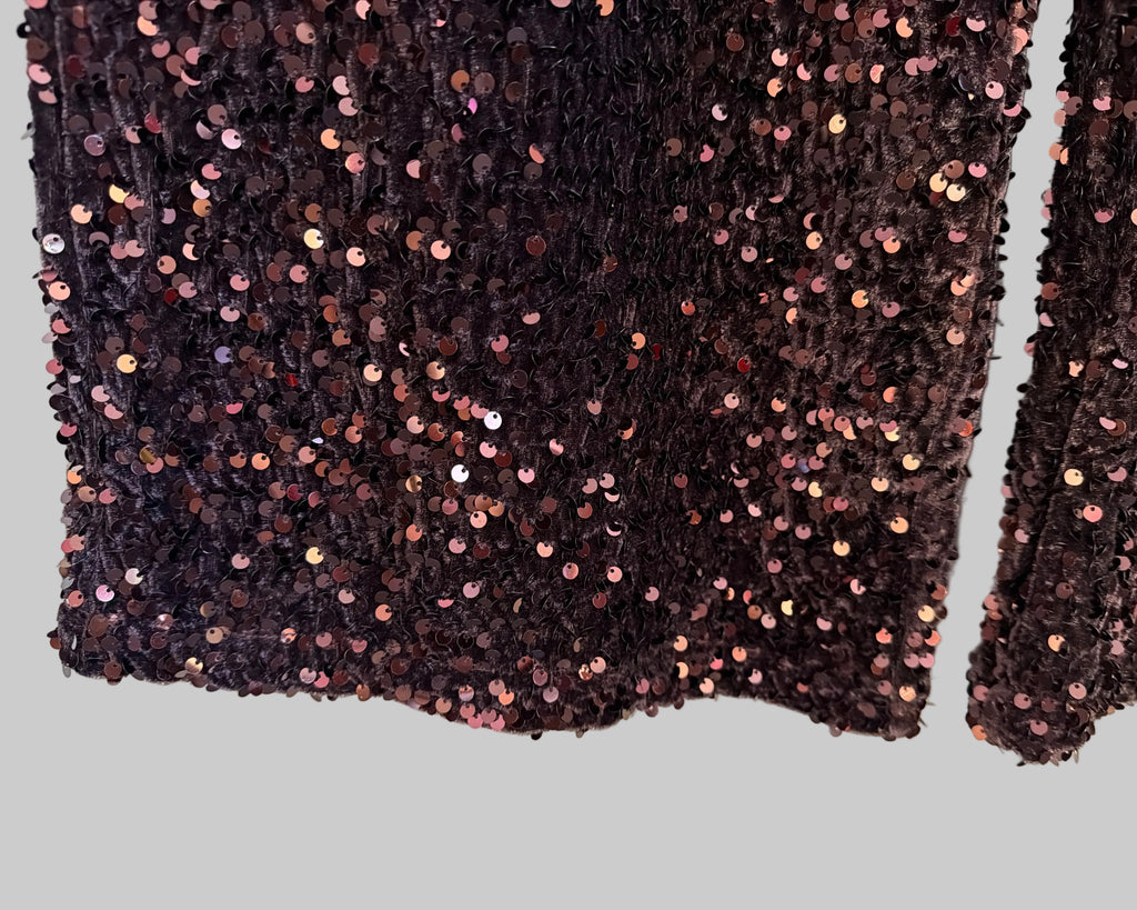 PANTALON LARGE À PAILLETTES SUMMUM