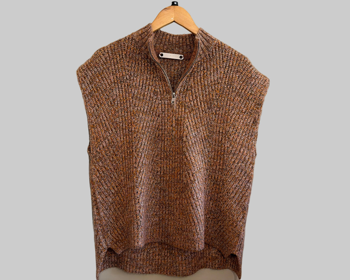 CO'COUTURE MELANGE KNIT TOP