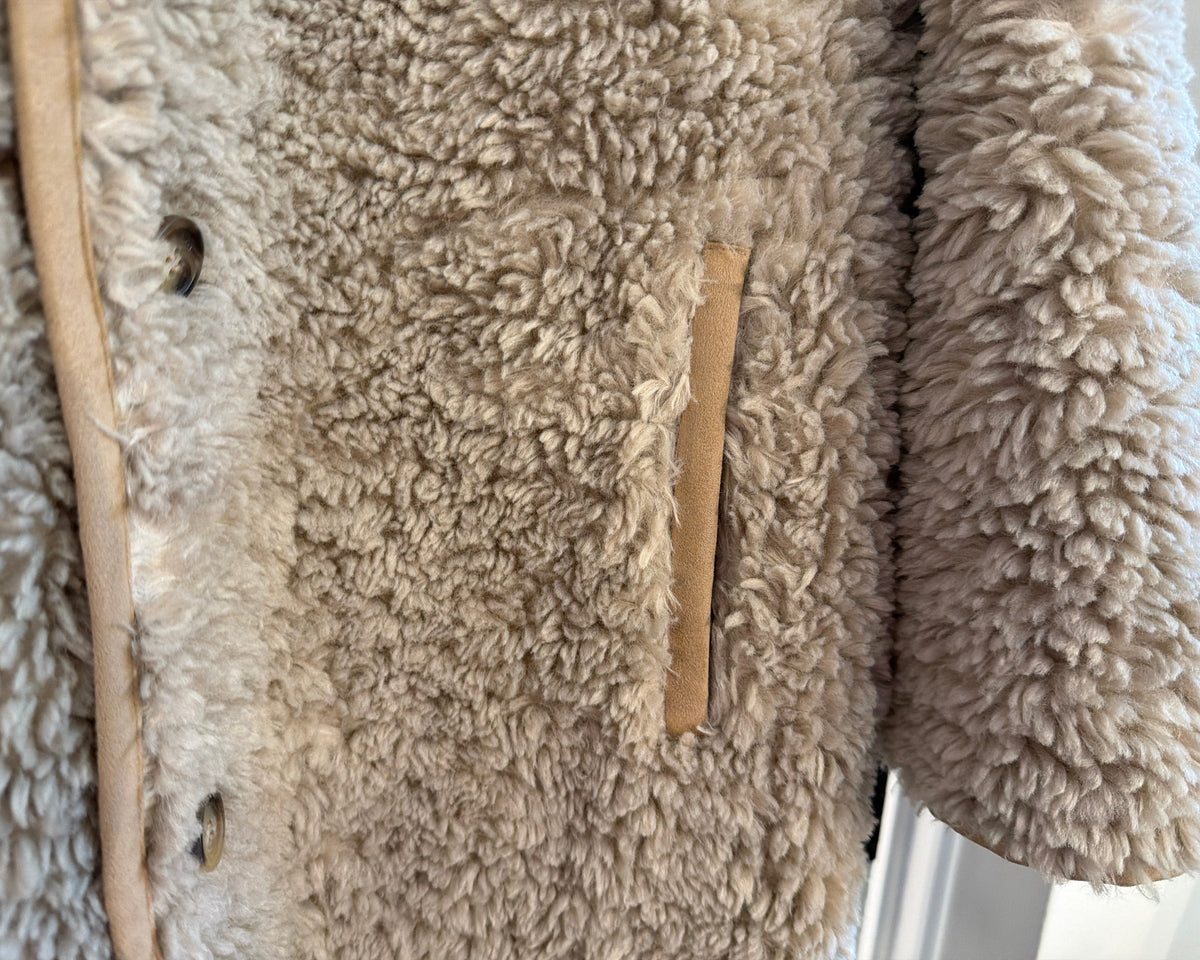 VANESSA BRUNO REVERSIBLE TEDDY COAT