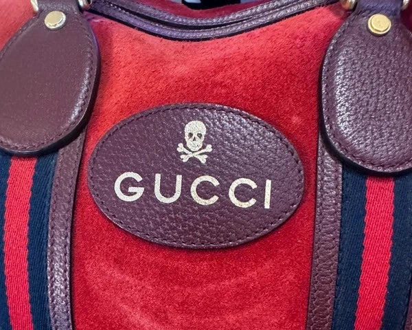 GUCCI SUEDE DUFFLE BAG
