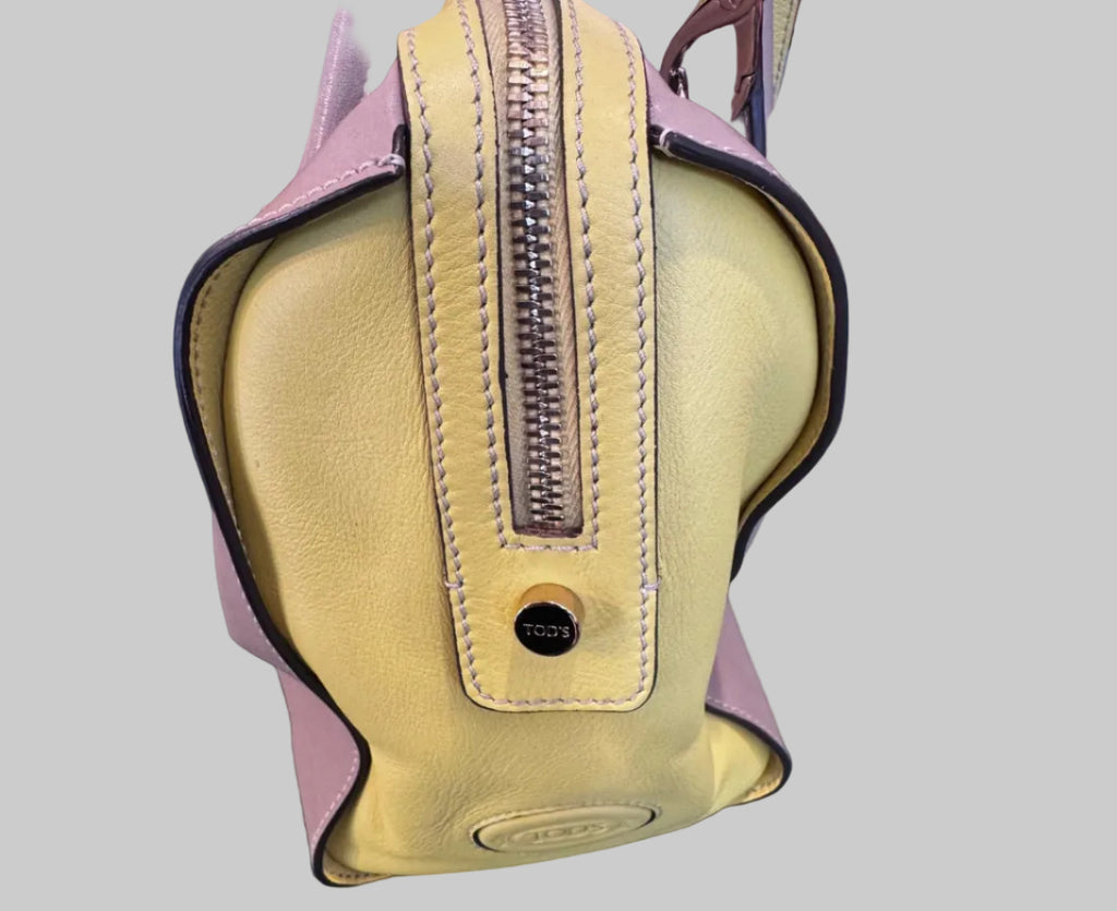 SAC CABAS TOD’S EN CUIR TAUPE
