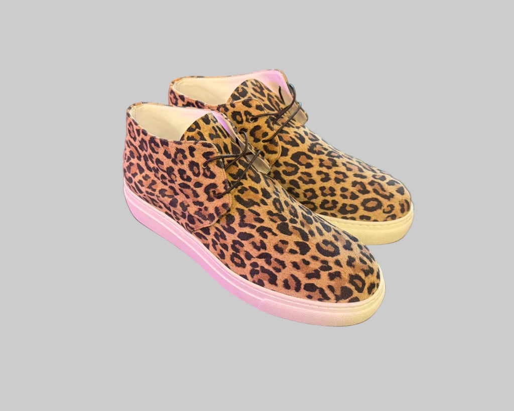 PANARA SUEDE HIGH TOP SNEAKERS