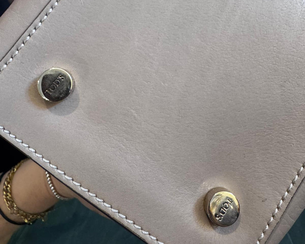 SAC CABAS TOD’S EN CUIR TAUPE