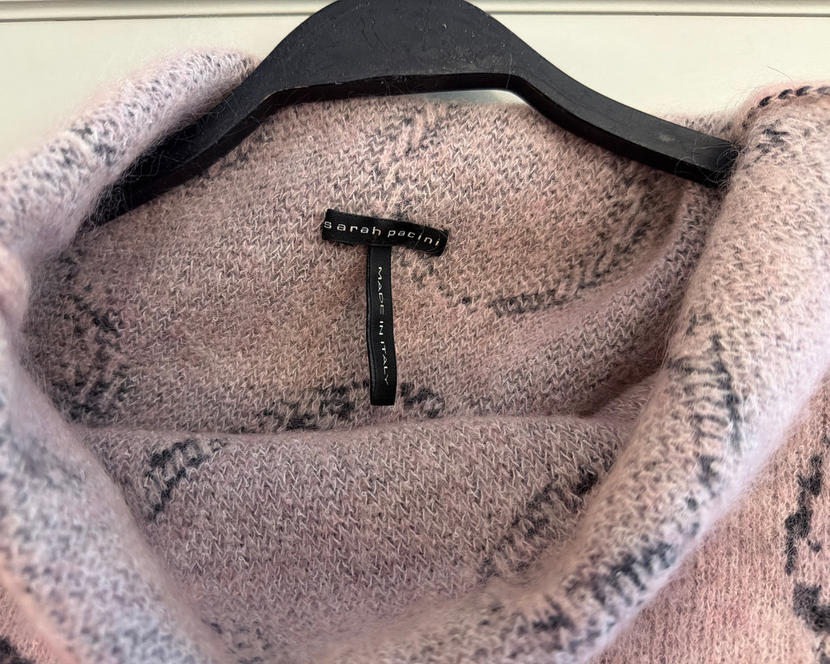 SARAH PACINI KNITTED PONCHO