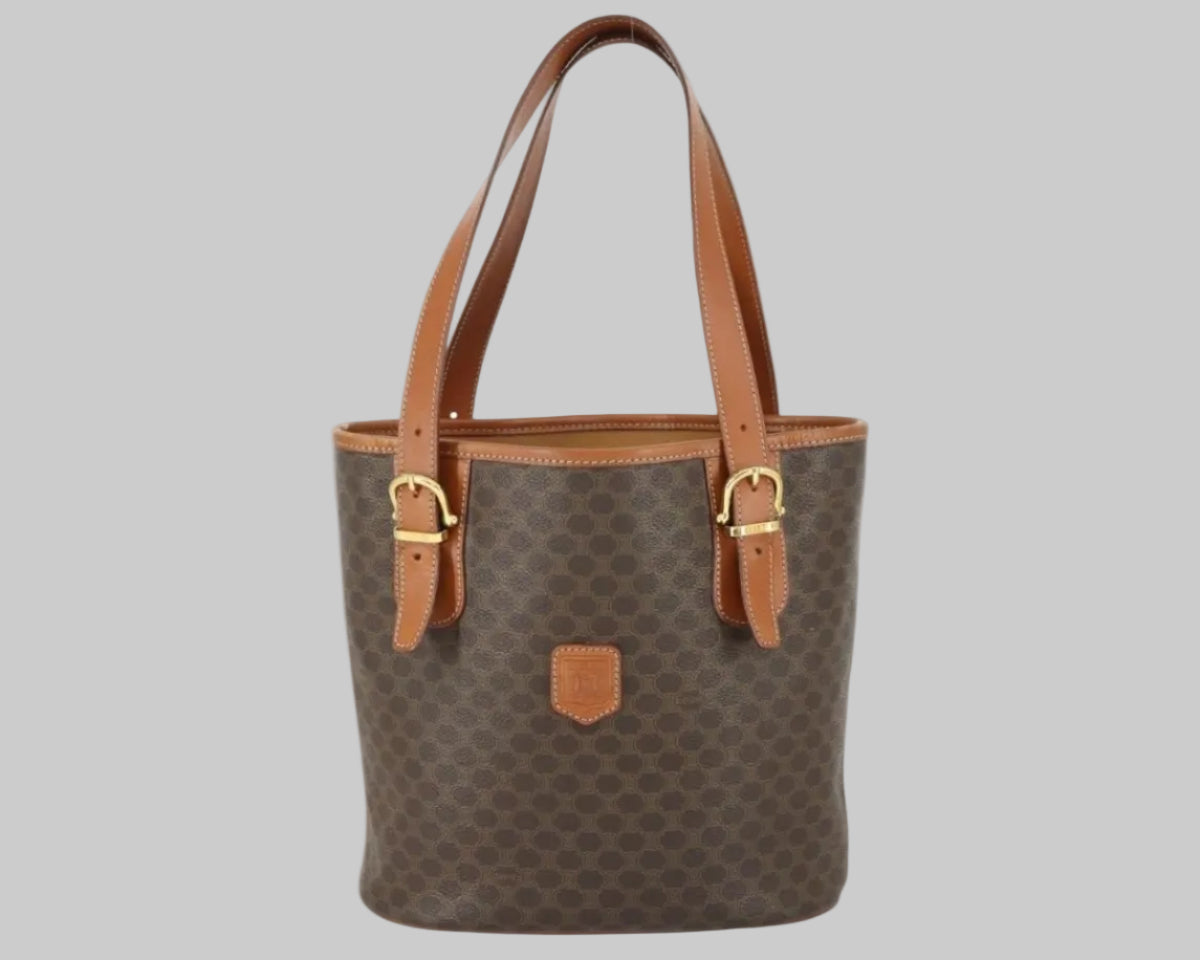 CELINE VINTAGE MACADAM SHOPPER