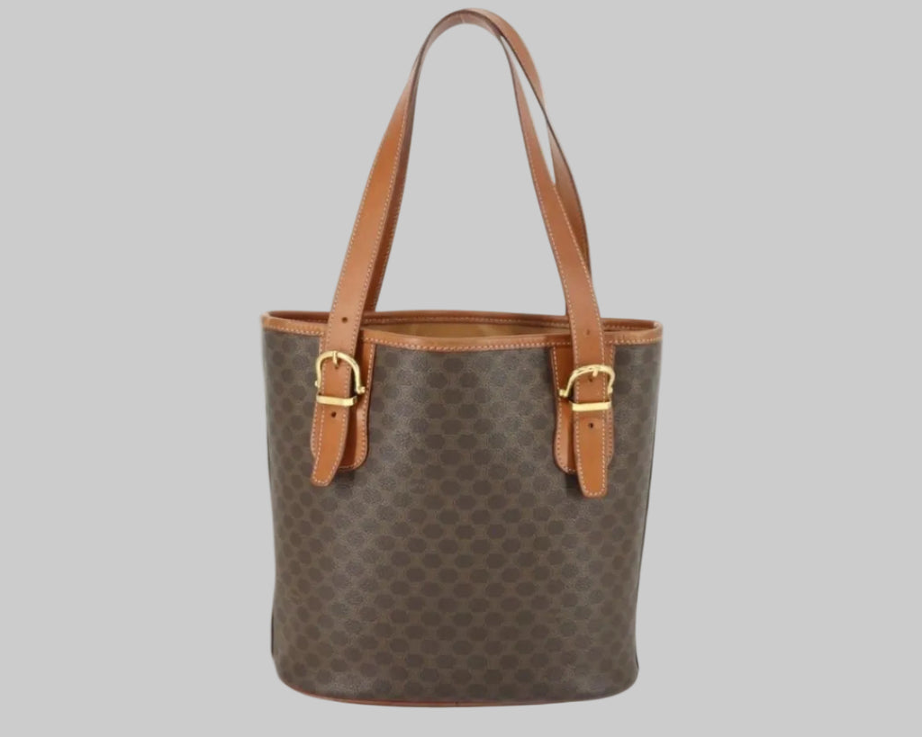 CELINE VINTAGE MACADAM SHOPPER