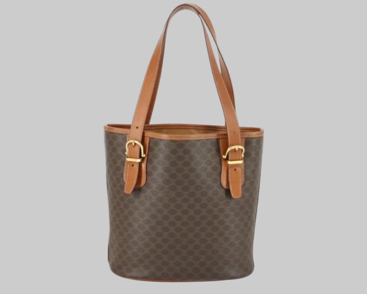CELINE VINTAGE MACADAM SHOPPER