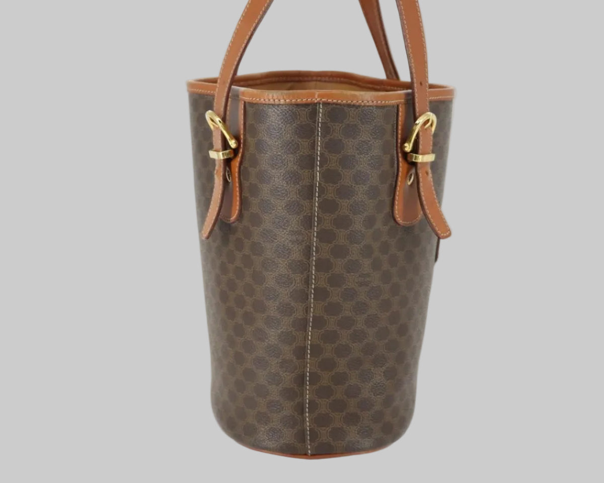 CELINE VINTAGE MACADAM SHOPPER