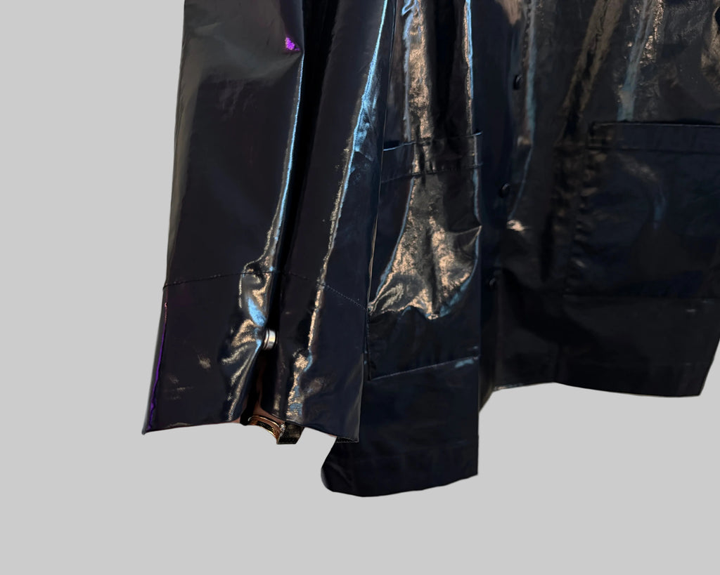 BELLEROSE HIGH GLOSS COATED RAINCOAT