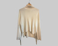 TWINSET RIBBED TURTLENECK SWEATER