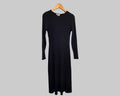 VINCE RIBBED KNIT DRESS