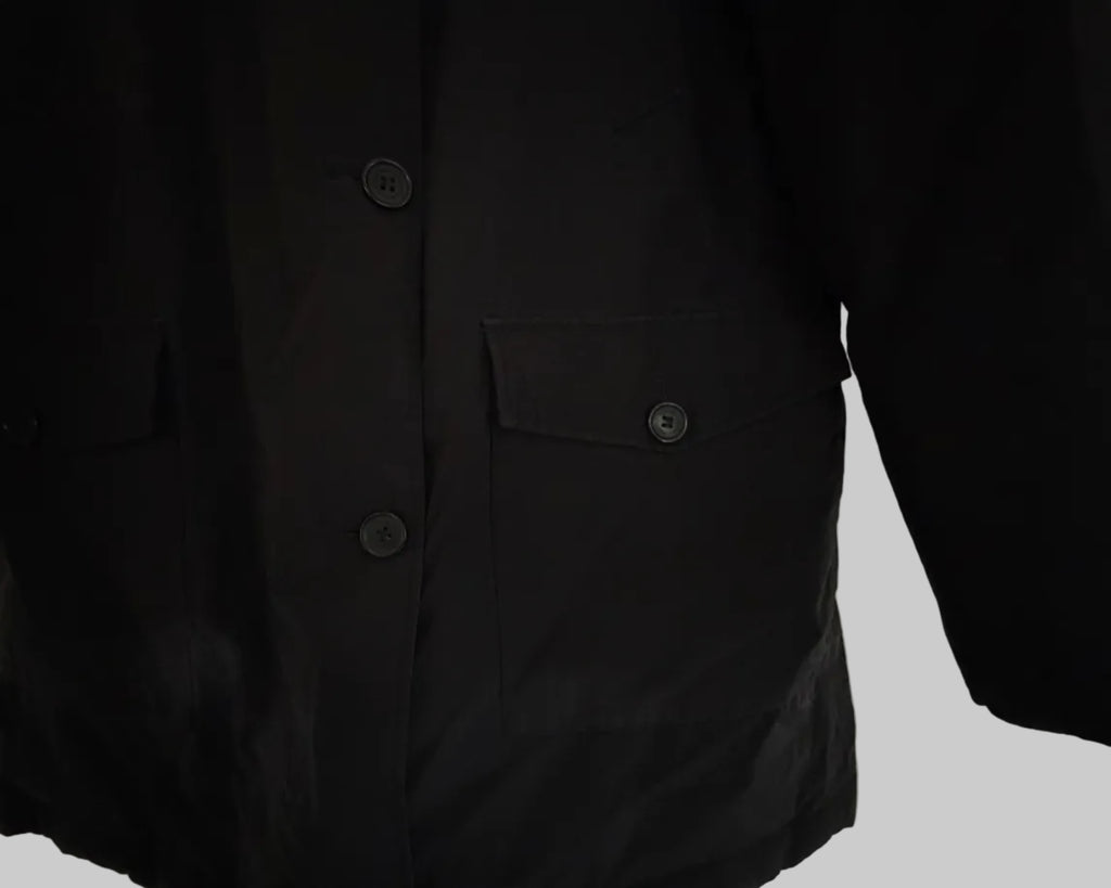 WOOLRICH BLACK ARCTIC DETACHABLE FUR PARKA