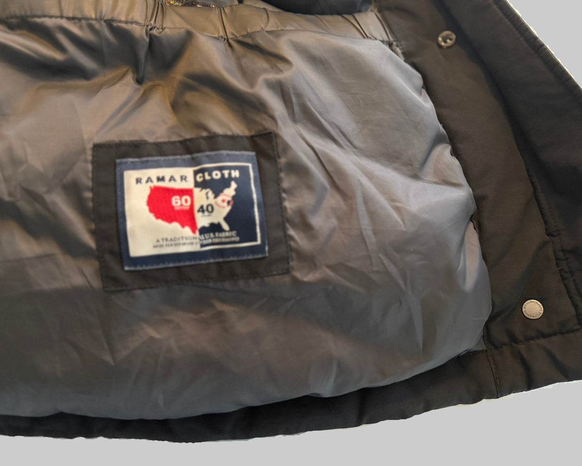 WOOLRICH BLACK ARCTIC DETACHABLE FUR PARKA