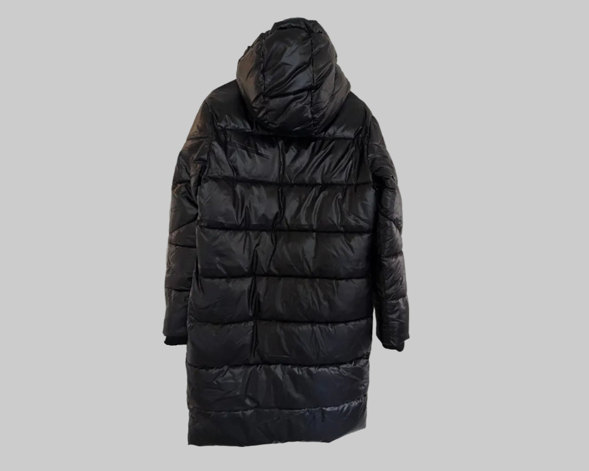 PHILIPP PLEIN SPORT BLACK PUFFER COAT
