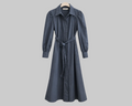 ROBE CHEMISE BLEUE TORY BURCH