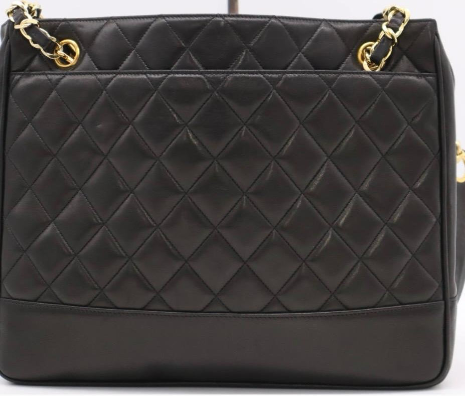 CHANEL LAMBSKIN TOTE BAG