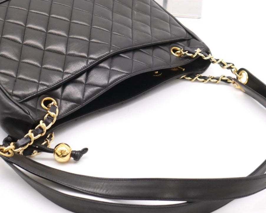 CHANEL LAMBSKIN TOTE BAG