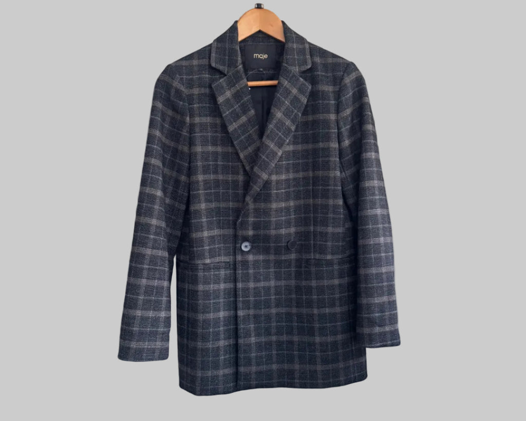 MAJE DOUBLE-BREASTED BLAZER