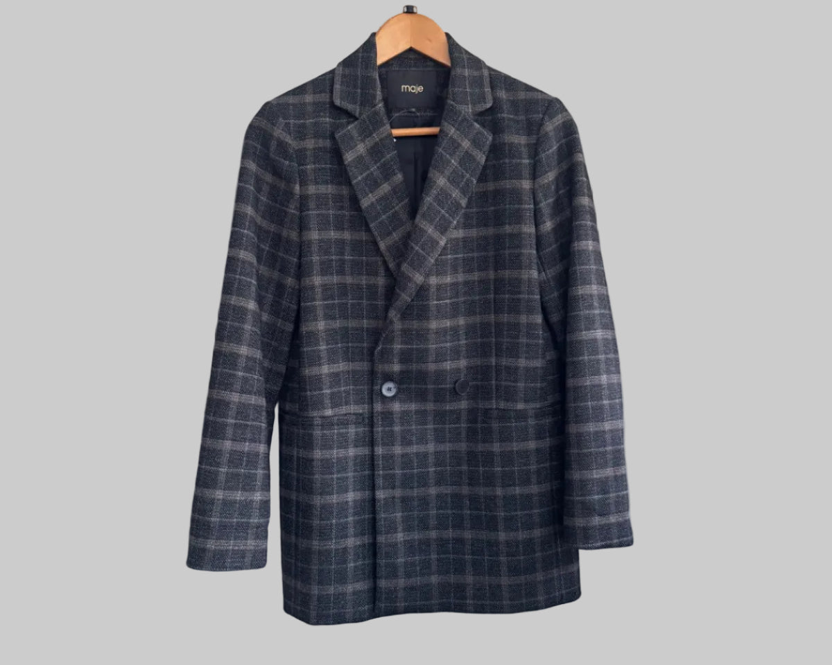 MAJE DOUBLE-BREASTED BLAZER