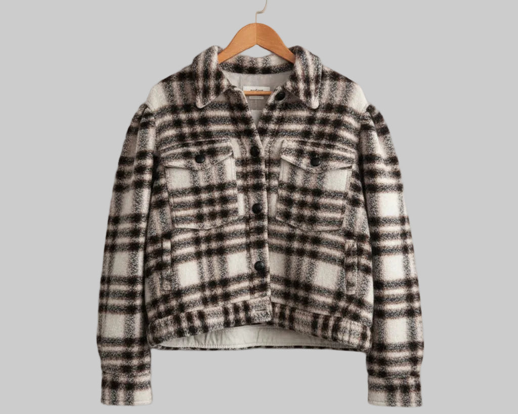 VESTE À CARREAUX ISABEL MARANT ÉTOILE
