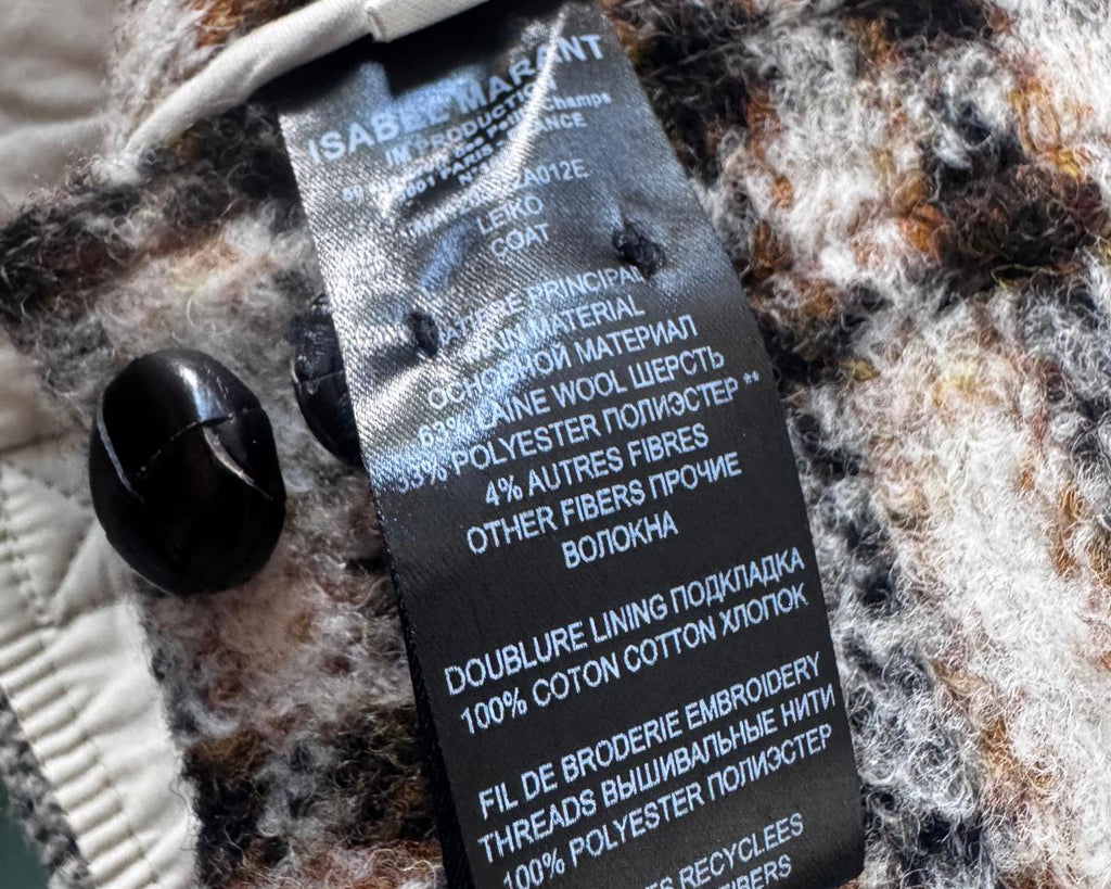 VESTE À CARREAUX ISABEL MARANT ÉTOILE