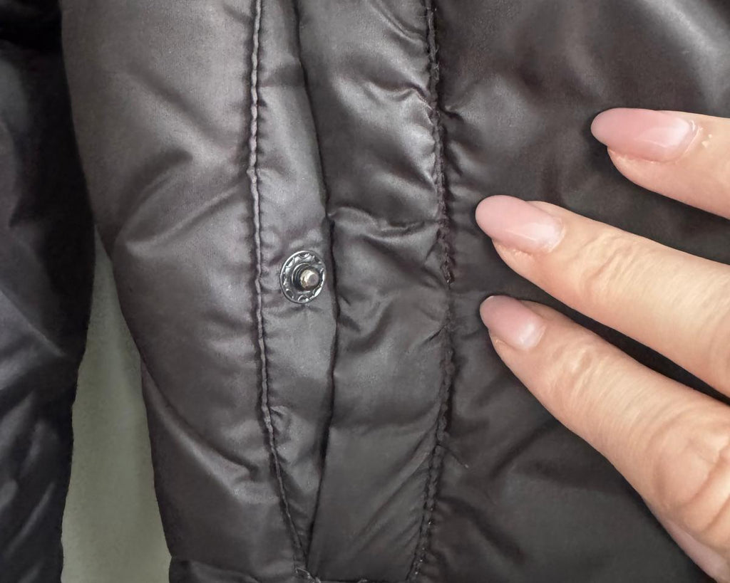SANDRO BLACK PUFFER JACKET