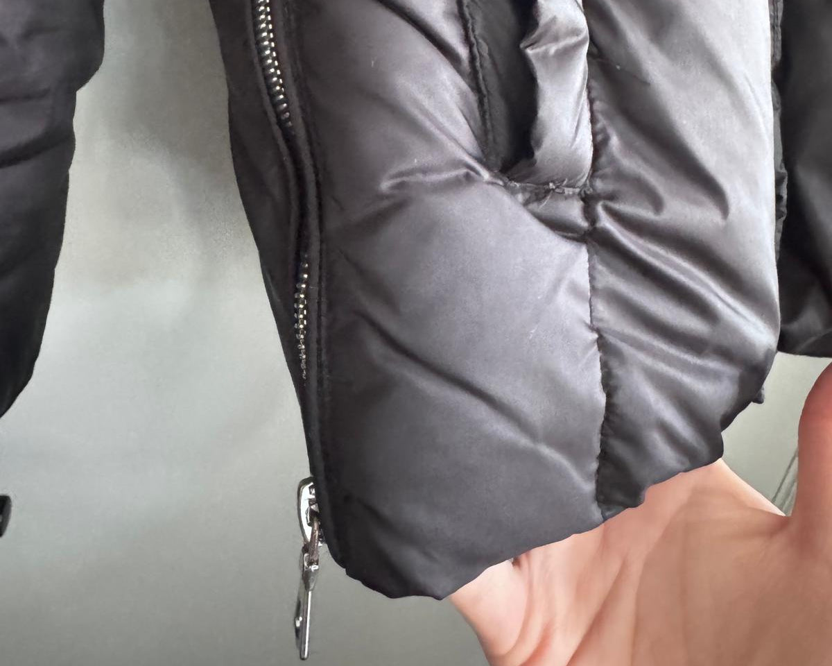 SANDRO BLACK PUFFER JACKET