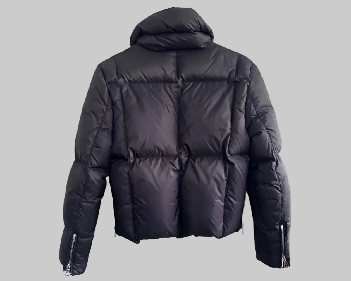 SANDRO BLACK PUFFER JACKET