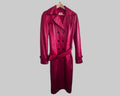 SHEILA DE VRIES LEATHER TRENCH COAT