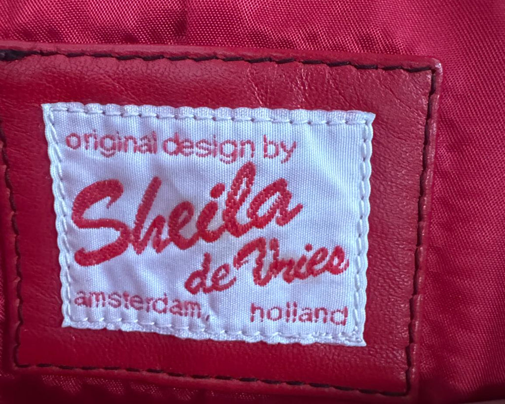 SHEILA DE VRIES LEATHER TRENCH COAT
