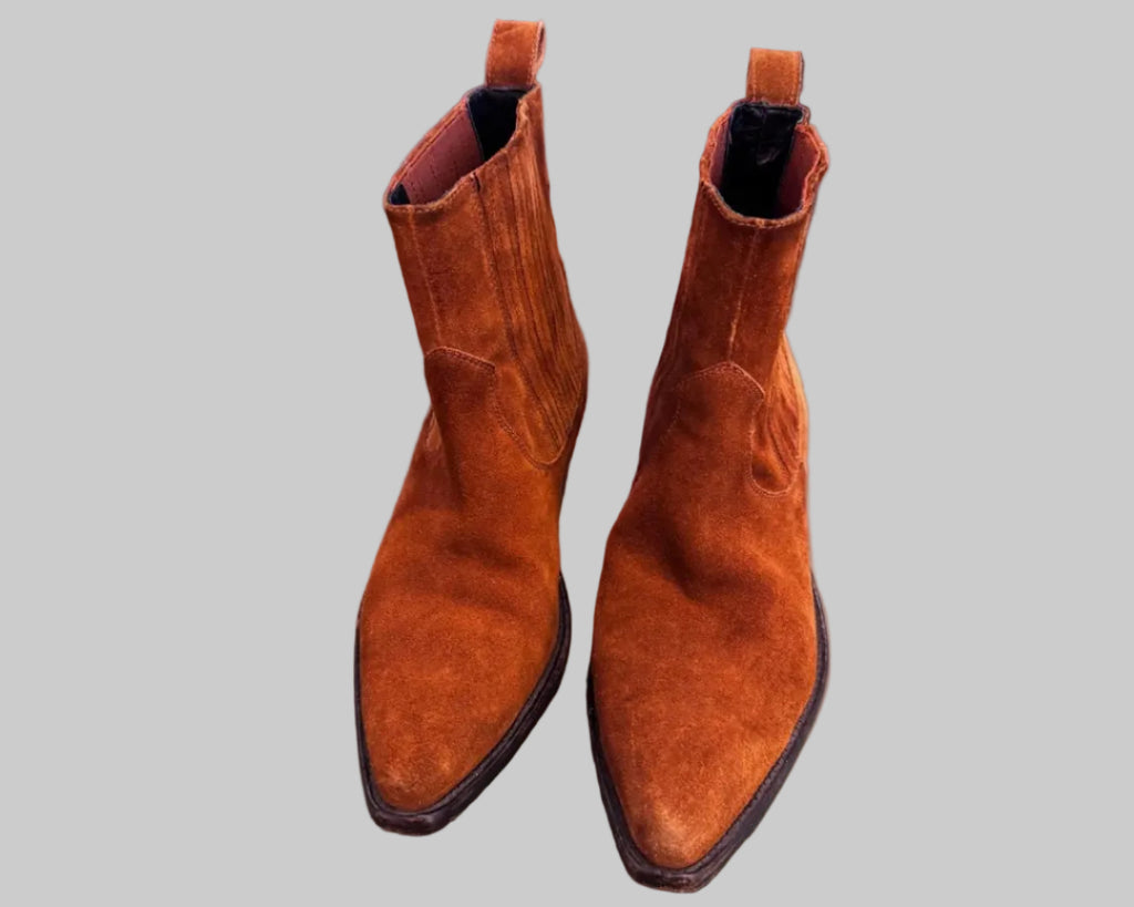 GOLDEN GOOSE SUEDE BOOTS