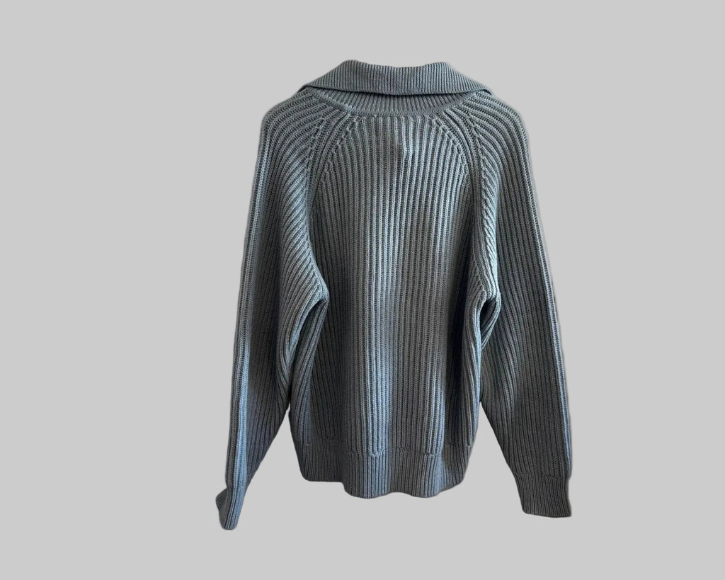 MARA HOFFMAN KNIT POLO SWEATER