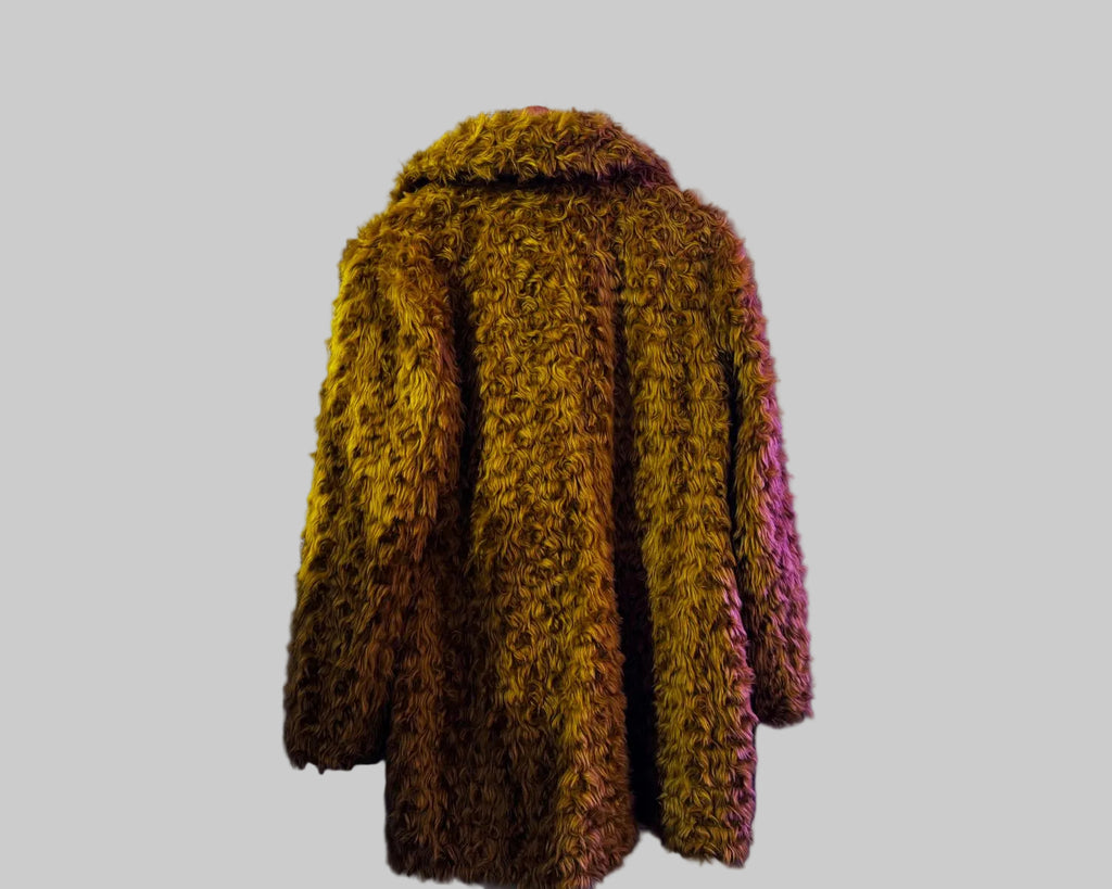 LIU JO CURLY FAUX FUR COAT