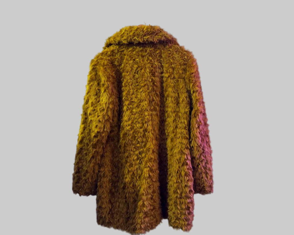 LIU JO CURLY FAUX FUR COAT