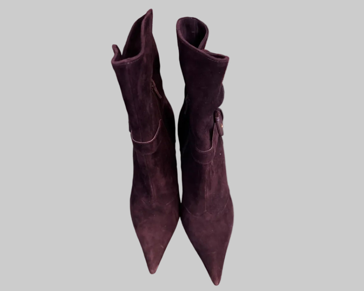 AB DONKERS SUEDE ANKLE BOOTS