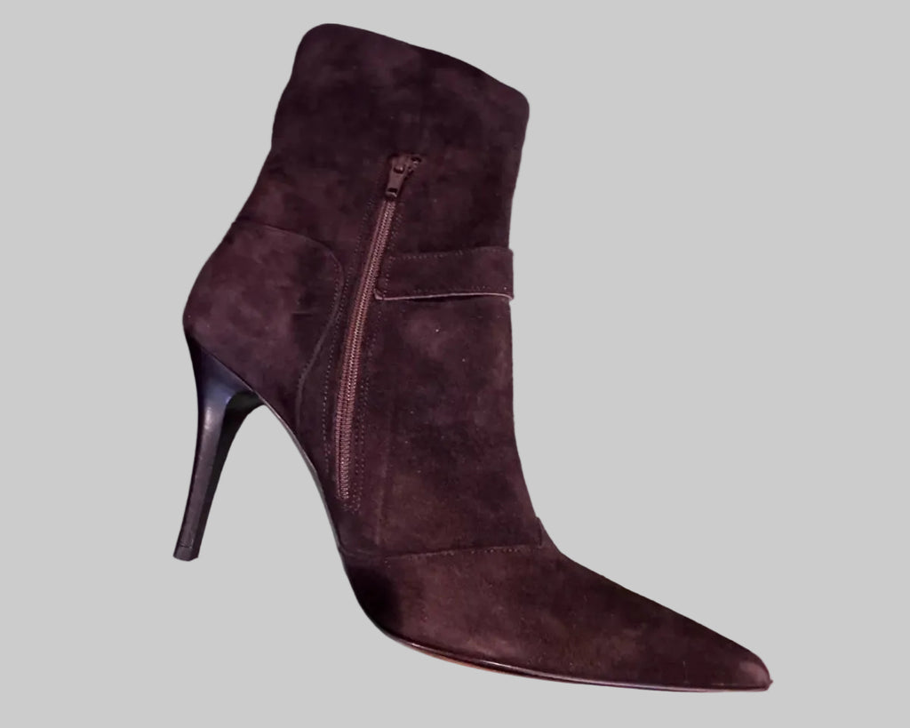 AB DONKERS SUEDE ANKLE BOOTS