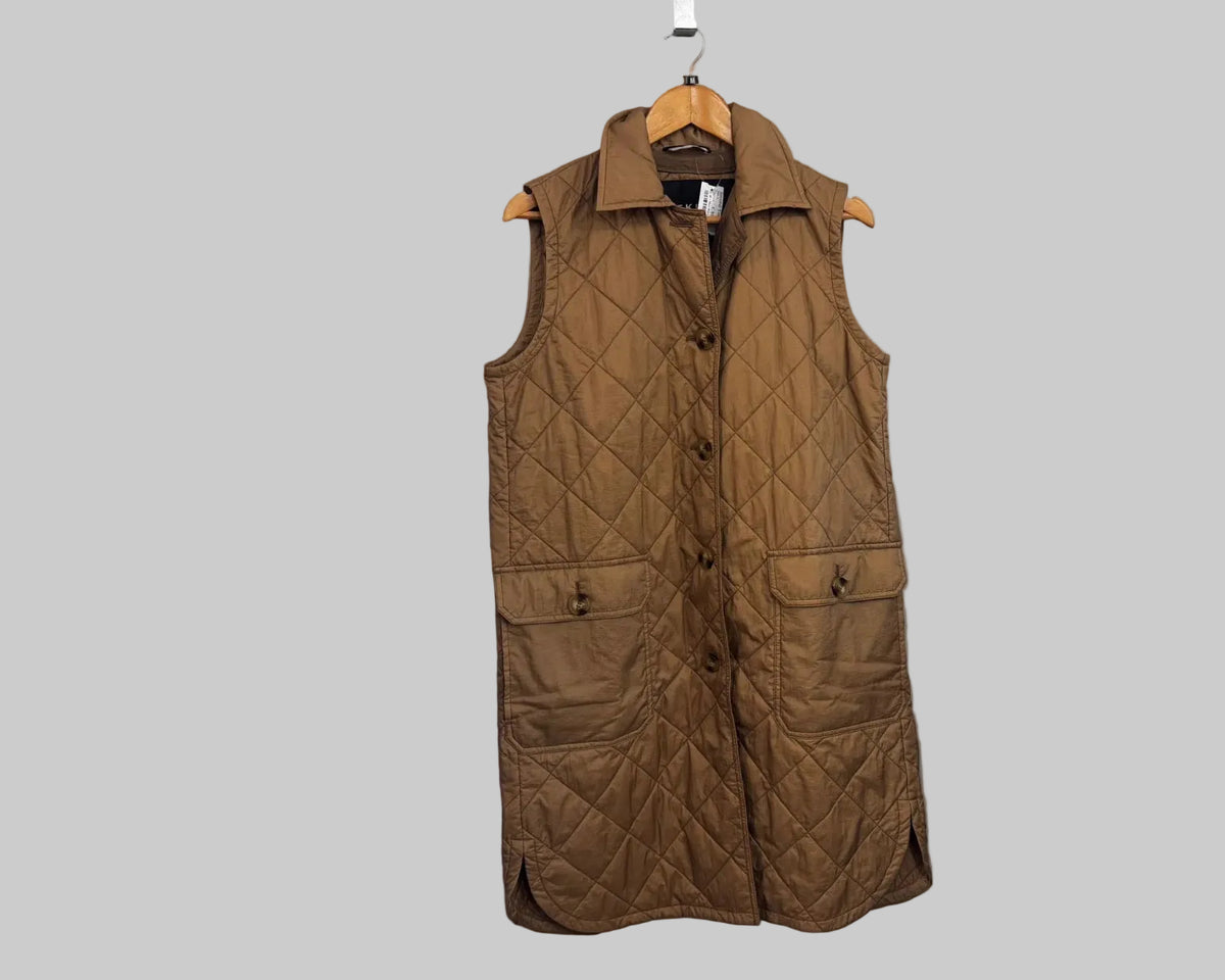 MAX MARA WEEKEND QUILTED LONG VEST