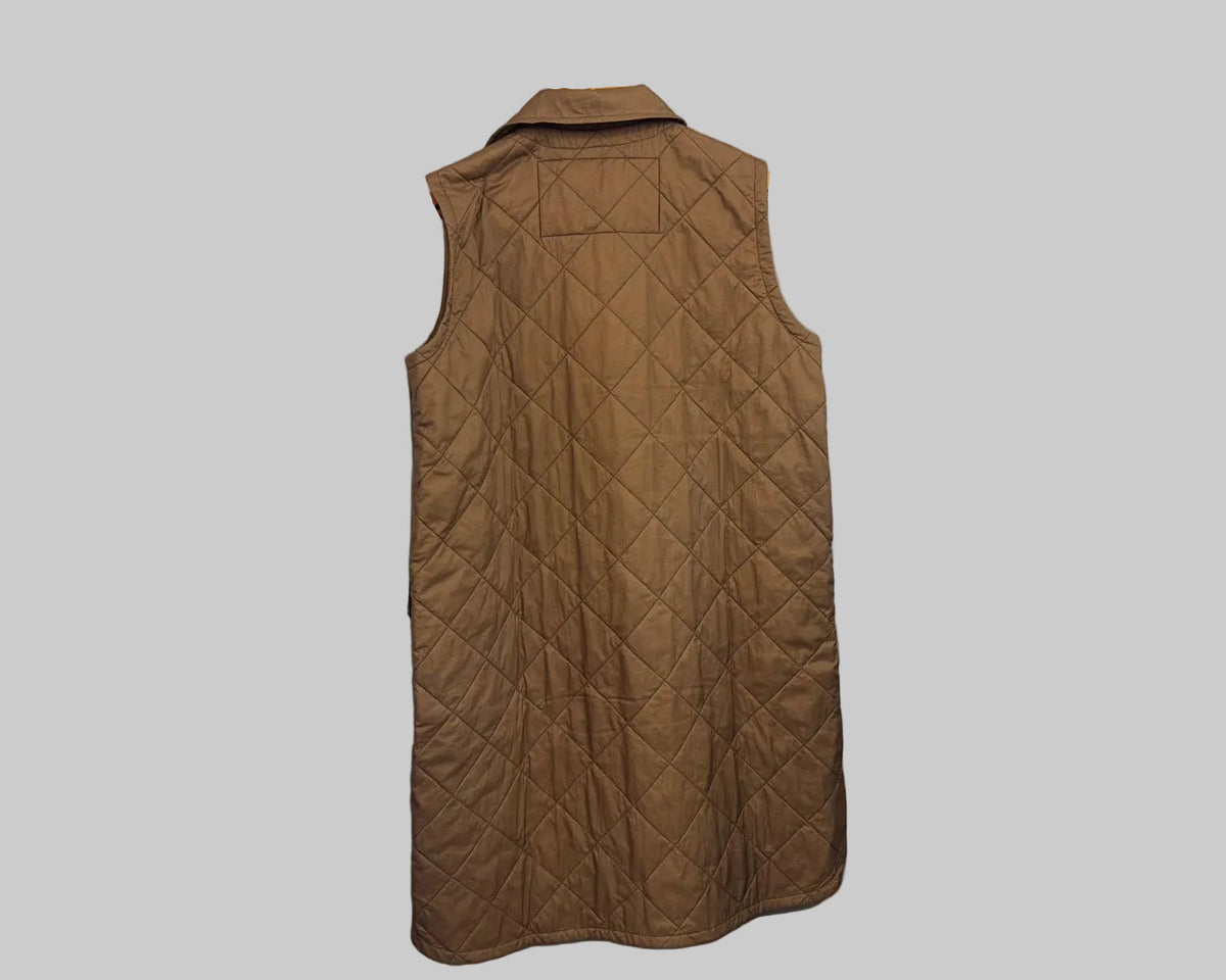 MAX MARA WEEKEND QUILTED LONG VEST