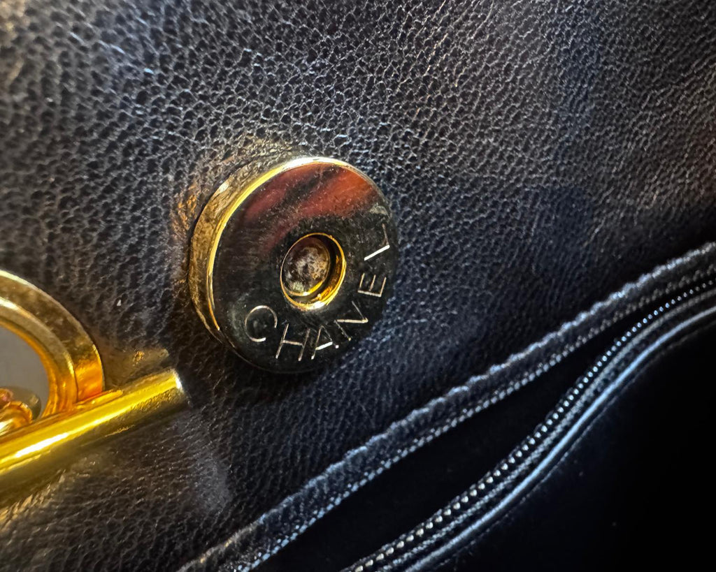 SAC CABAS CHANEL EN CUIR D'AGNEAU