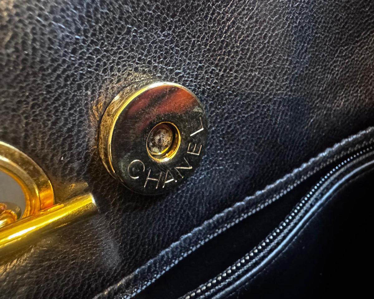 SAC CABAS CHANEL EN CUIR D'AGNEAU